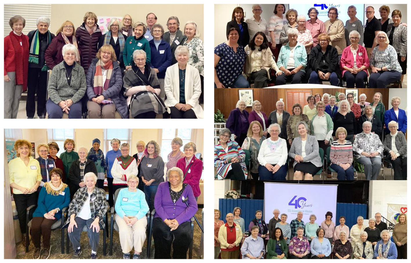 SSJ Associates In Mission -A Year in Review 2025 collage